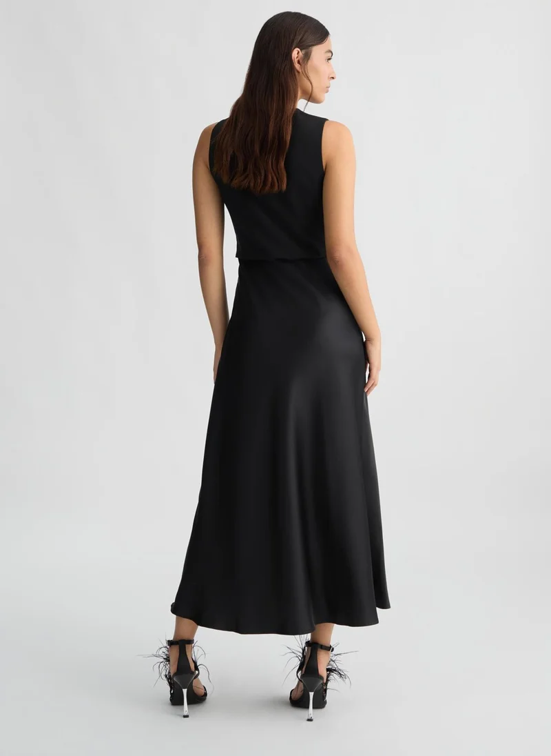 Liu Jo Long dress with waistcoat