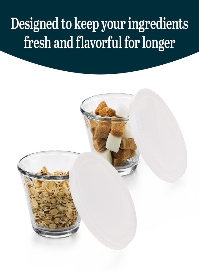 Libbey Baker’s Basics 8-Piece Cupcake Party Glass Baking Dish Set with Lids, Round Small Glass Bowls, Prep Bowls for Cupcakes, Mini Pot Pies, and More - Image 4