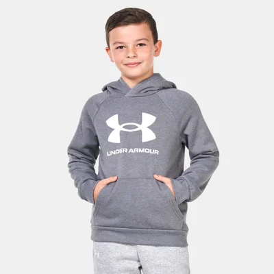 UNDER ARMOUR Kids' Rival Fleece Big Logo Hoodie