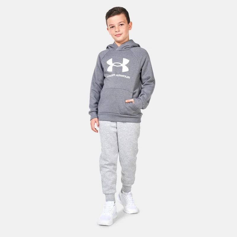 UNDER ARMOUR Kids' Rival Fleece Big Logo Hoodie