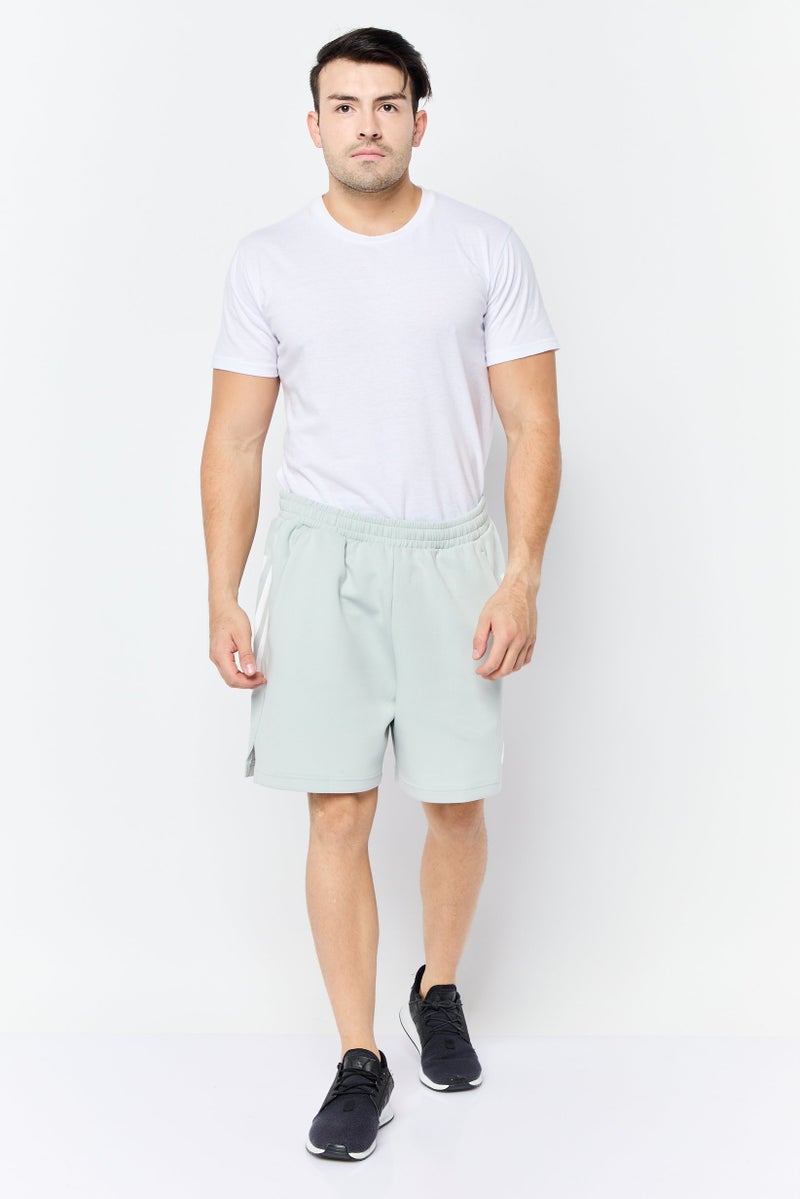 Adidas Men Sportswear Fit Brand Logo Training Shorts, Grey - Image 4