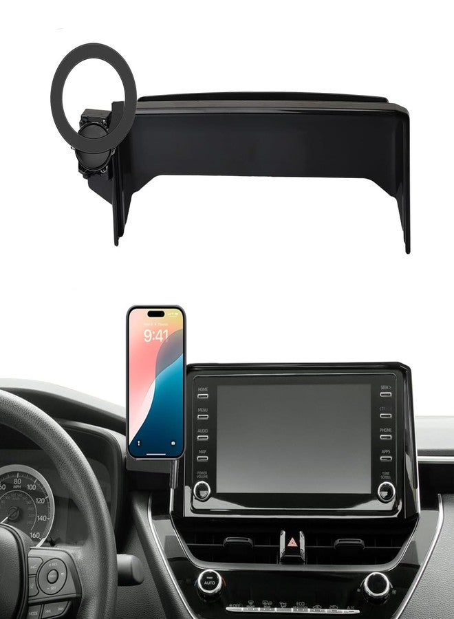 Hesanzol Car Phone Holder for 2019-2025 Toyota Corolla/2022-2024 Corolla Cross 8-inch Touchscreen, Cell Phone Mount Compatible with MagSafe - Image 1