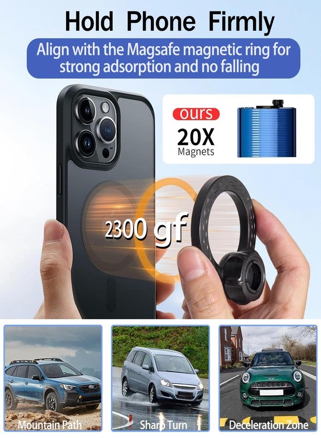 Hesanzol Car Phone Holder for 2019-2025 Toyota Corolla/2022-2024 Corolla Cross 8-inch Touchscreen, Cell Phone Mount Compatible with MagSafe - Image 4