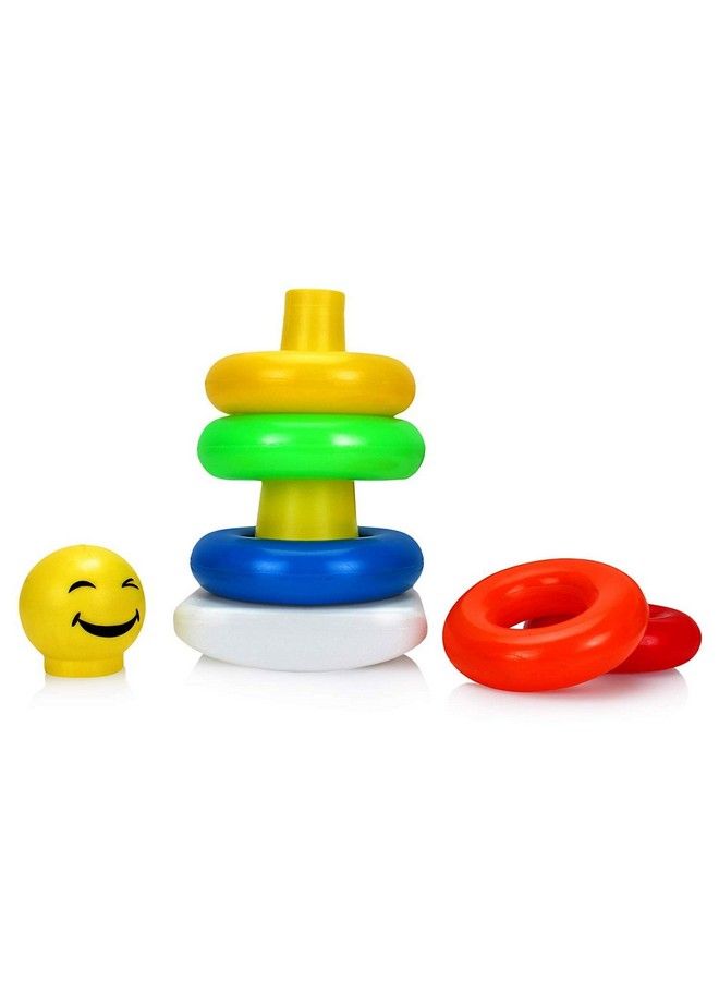 RATNA'S Sorting And Stacking Toddlers Toys (2 In 1 Smiley Ring & Shape Sorter Ball)  - Image 3