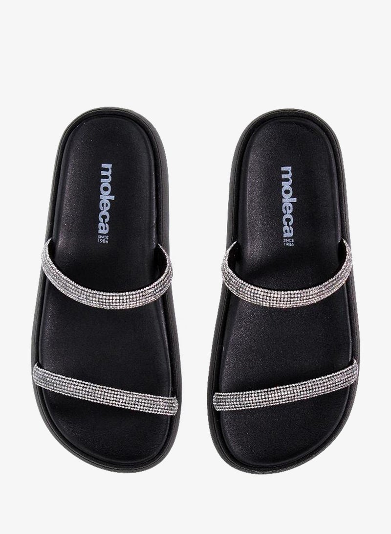 موليكا صنادل مسطحة للنساء - صنادل مسطحة أنيقة ونعال مسطحة مريحة للسيدات - Image 3