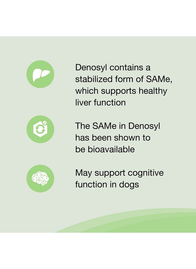 Nutramax Laboratories Nutramax Laboratories Denosyl Liver and Brain Health Supplement for Large Dogs, With S-Adenosylmethionine (SAMe), 30 Tablets  - Image 2