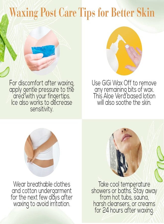GiGi Post Waxing Treatment, Post Epilation Lotion - After Wax Lotion Remover for Skin, Removes Excess Wax, Ideal for Face & Body, 32 fl oz - Image 5