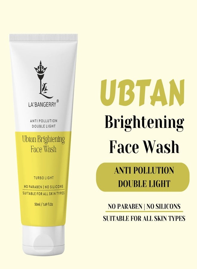LA'BANGERRY Anti Pollution & Double Light Ubtan Foaming Face Wash & Neem & Aloevera With Niacinamide Exfoliating Face Wash Combo | Natural Cleanser for Glowing Skin | 50mlx 2(100 ml) - Image 2