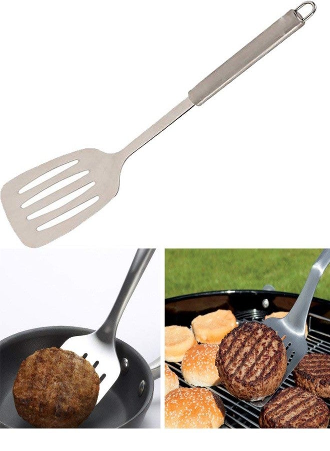 Bartan Star Stainless Steel Cooking Spoons & Serving Spoons (Set of 3) - Image 3