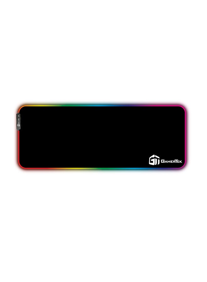 GamerTek Midnight Black RGB Desk Mat (80x30 cm) - Image 1