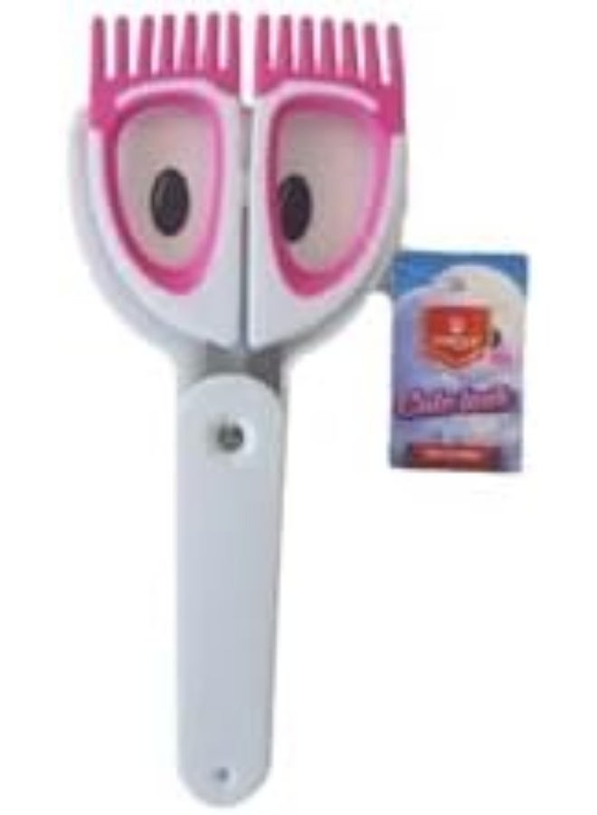 Vertex Kids Eyelash & Eyebrow Scissors With Cover - Fuchsia