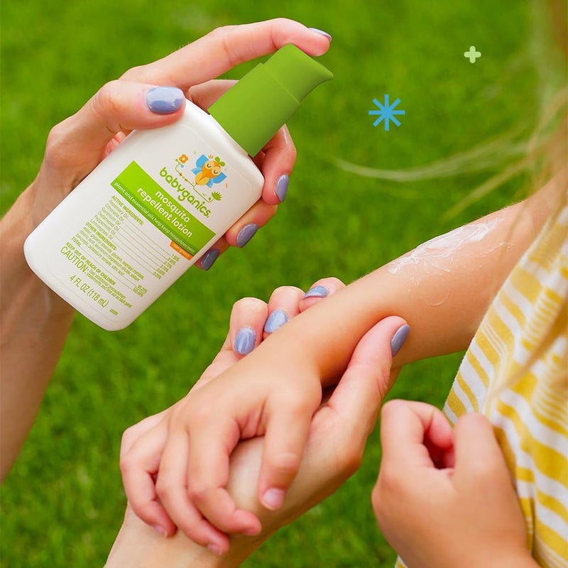 Babyganics Mosquito Repellent Lotion, Made with Plant and Essential Oils, Non-Greasy, 4oz - Image 5