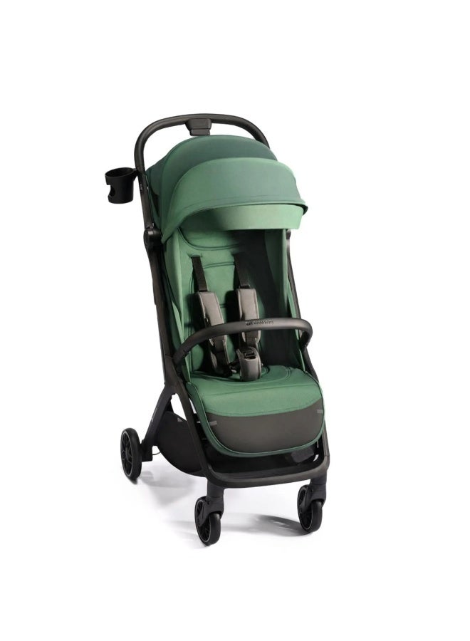 Kinderkraft - Nubi 2 Lightweight Travel Stroller 6 months to 4 years - Mystic Green - Image 1