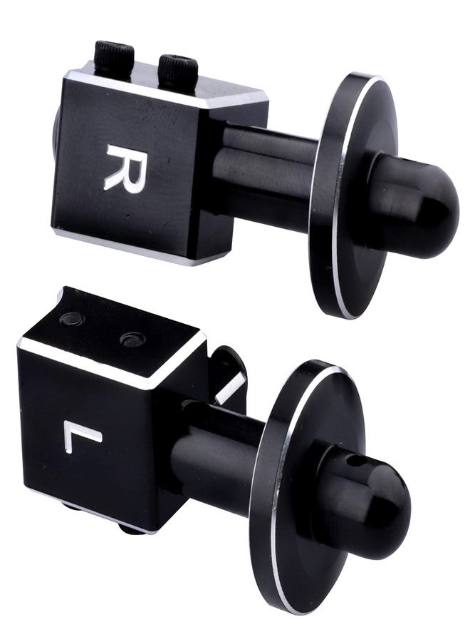 AllinRC Aluminum Body Post Mounts & Body Post Set w/Body Clips Washers for Arrma Notorious 6S BLX, Front & Rear (Black) - Image 4