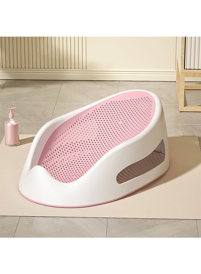 صحراء الواحة حامل حمام للأطفال مع شبكة استحمام، ودعم للجلوس والاستلقاء، ووسادة مضادة للانزلاق، وسرير استحمام قابل للطي لحديثي الولادة - Image 1