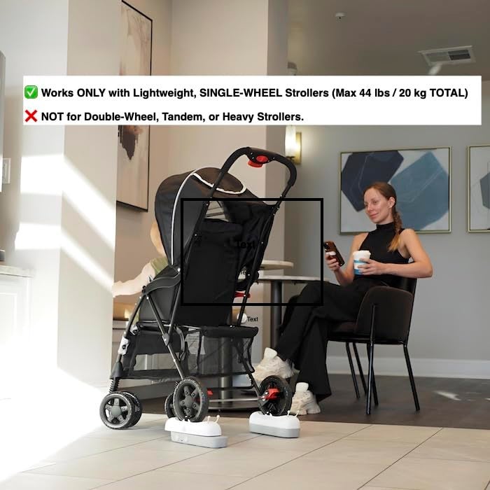 SwaySo Automatic Gentle Lightweight Stroller Rocker Attachment â€“ Smart Infant Soother for Peaceful Sleep with Remote, Timer, Two Speed Modes, Type-C Rechargeable â€“ No Anxious Vibrations-SwaySo - Image 5