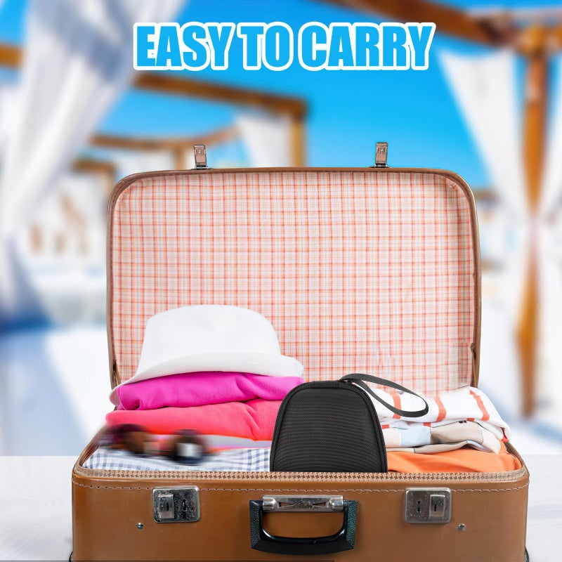 Waterproof Portable Earphone Storage Bag Cable Organizer Case Black Travel Pouch - Image 4