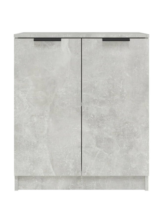 vidaxl Sideboards 2 pcs Concrete Grey 60x30x70 cm Engineered Wood 3115775 - Image 3