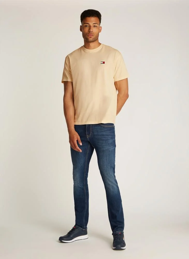 تومي جينز Logo Short Sleeve Crew Neck T-Shirt