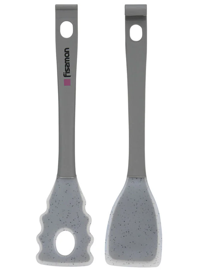 فيسمان Multi-Purpose Tongs Mauris Grey 28cm Nylon And Silicone