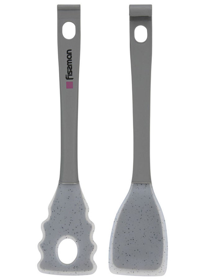 Fissman ملقط متعدد الأغراض ماوريس جراي 28 سم من النايلون والسيليكون - Image 2