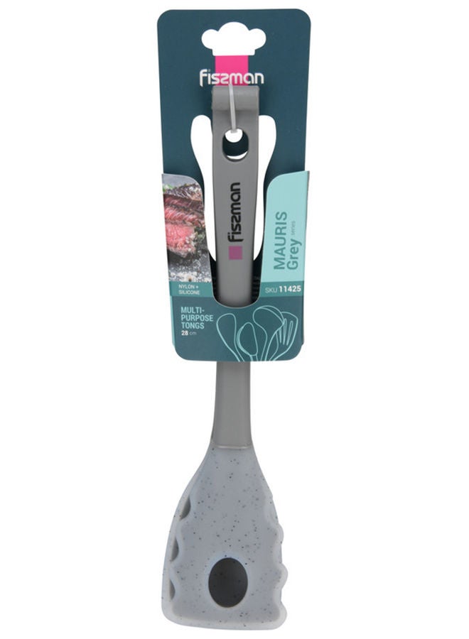 Fissman ملقط متعدد الأغراض ماوريس جراي 28 سم من النايلون والسيليكون - Image 3