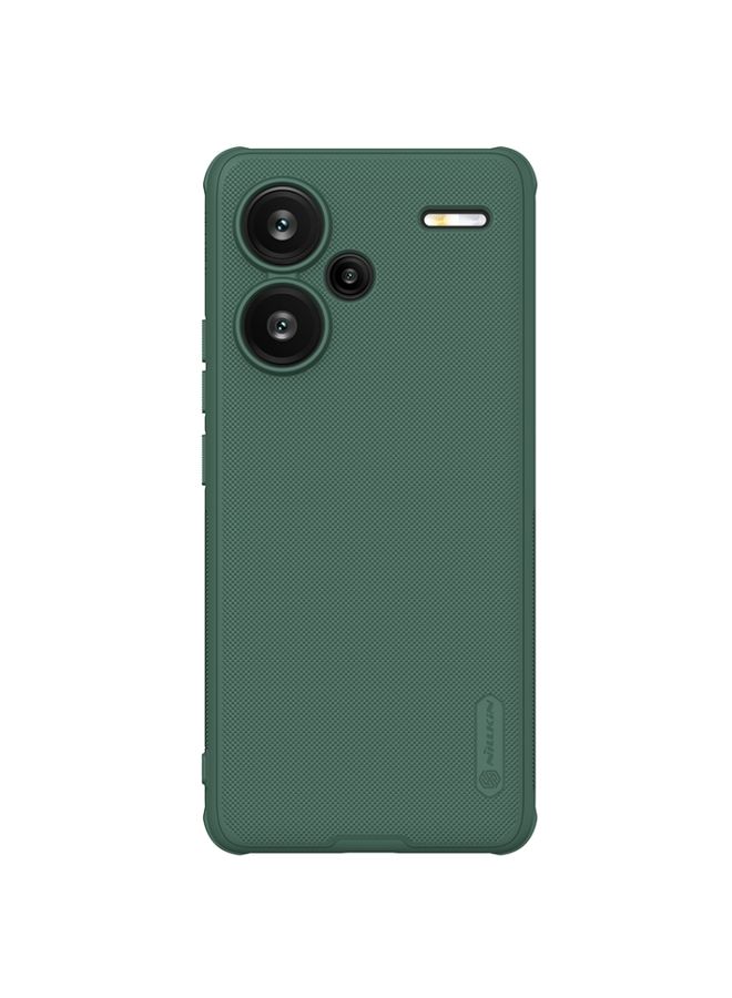 Case Cover For Xiaomi Redmi Note 13 Pro+ NILLKIN Frosted Shield Pro PC + TPU Phone Case Green