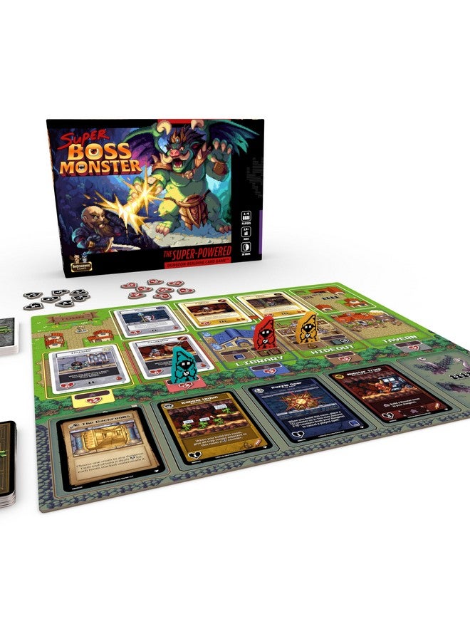 Brotherwise Games Super Boss Monster, Build The Ultimate Side-Scrolling Dungeon, for 1-4 Players Ages 13+ - Image 4