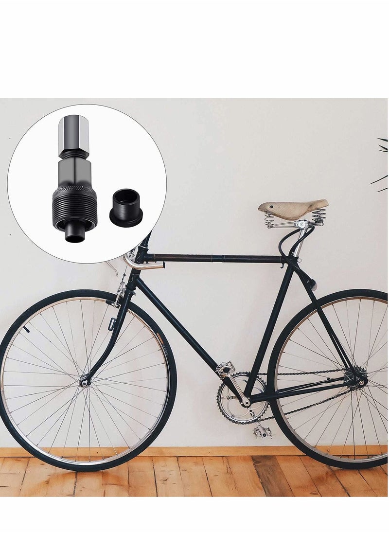 Excefore Crank Remover Bike Tool, 2 PCS Bicycle Puller Arm Tool Compact Cycling Power Pull Pulley Repair Maintenance for Bikes, Black  - Image 5
