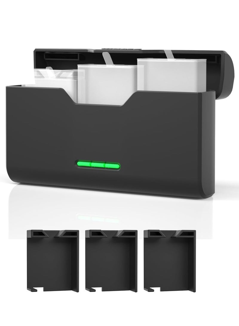 RATSAW Premium 3 Channel GoPro Battery Charger for Hero 11 to 5 Rapid Charging Multi Channel GoPro Compatible Charger Replacement Battery Charger for GoPro Cameras  - Image 1