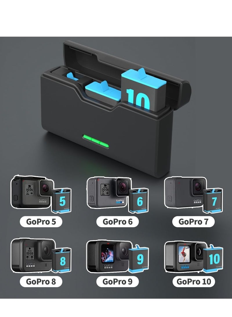 RATSAW Premium 3 Channel GoPro Battery Charger for Hero 11 to 5 Rapid Charging Multi Channel GoPro Compatible Charger Replacement Battery Charger for GoPro Cameras  - Image 2