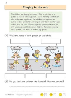 KS1 English Year 1 Stretch Reading Comprehension Targeted Question Book (with Answers)  - Image 5