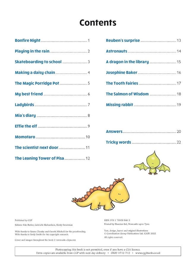 null - KS1 English Year 1 Stretch Reading Comprehension Targeted Question Book (with Answers) - Image 1