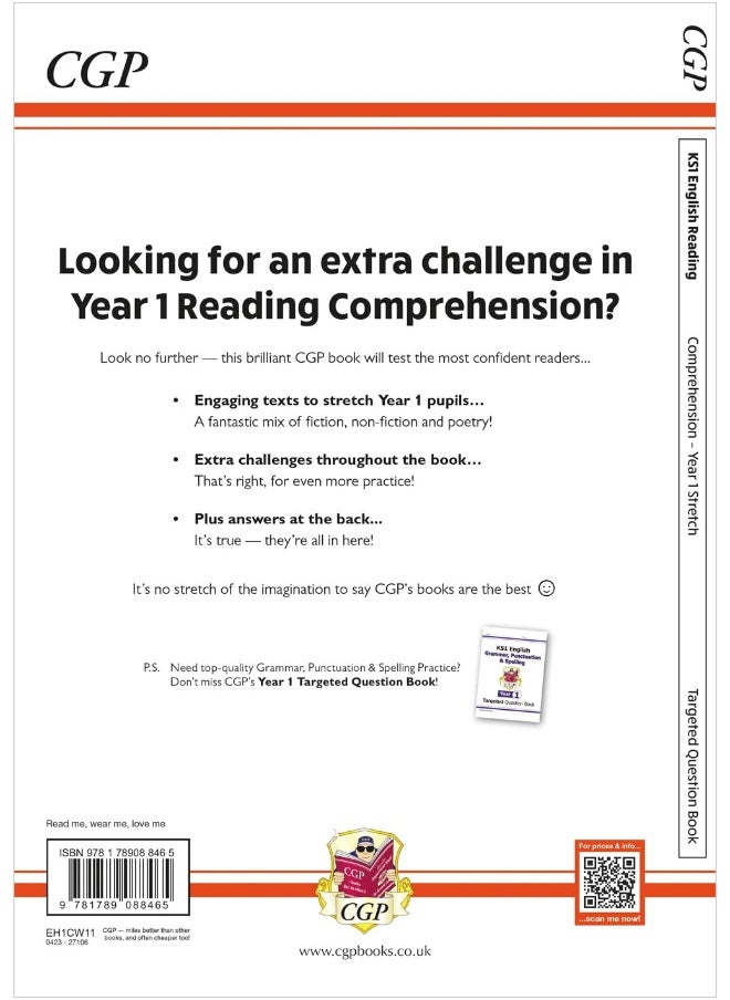 null - KS1 English Year 1 Stretch Reading Comprehension Targeted Question Book (with Answers) - Image 1
