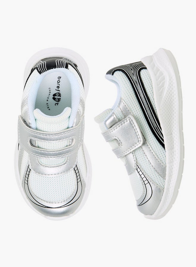 Barefeet Boys Panelled Hook and Loop Sneakers - Image 2