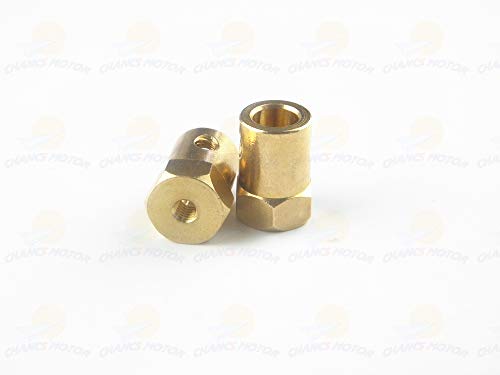 CHANCS 6 Pieces 7mm Motor Flexible Coupling Coupler Connector for Car Wheels Tires Shaft Motor Accessories - Image 2