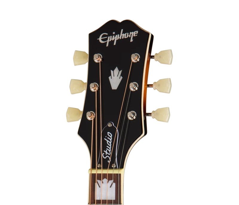 Epiphone Studio EC J-200 Acoustic Guitar - Vintage Sunburst - Image 3