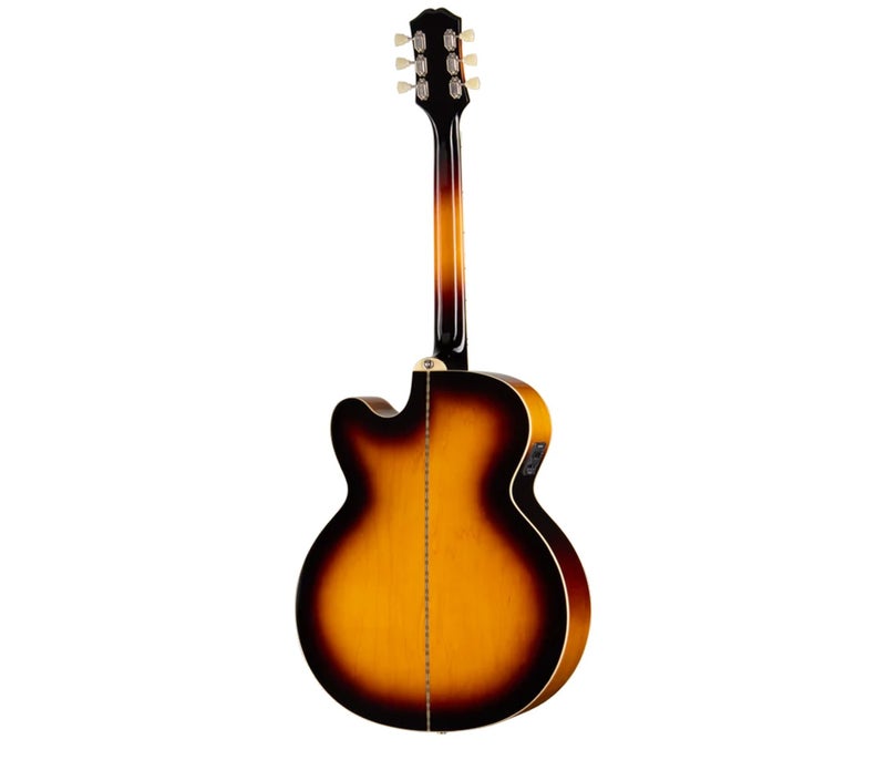 Epiphone Studio EC J-200 Acoustic Guitar - Vintage Sunburst - Image 2