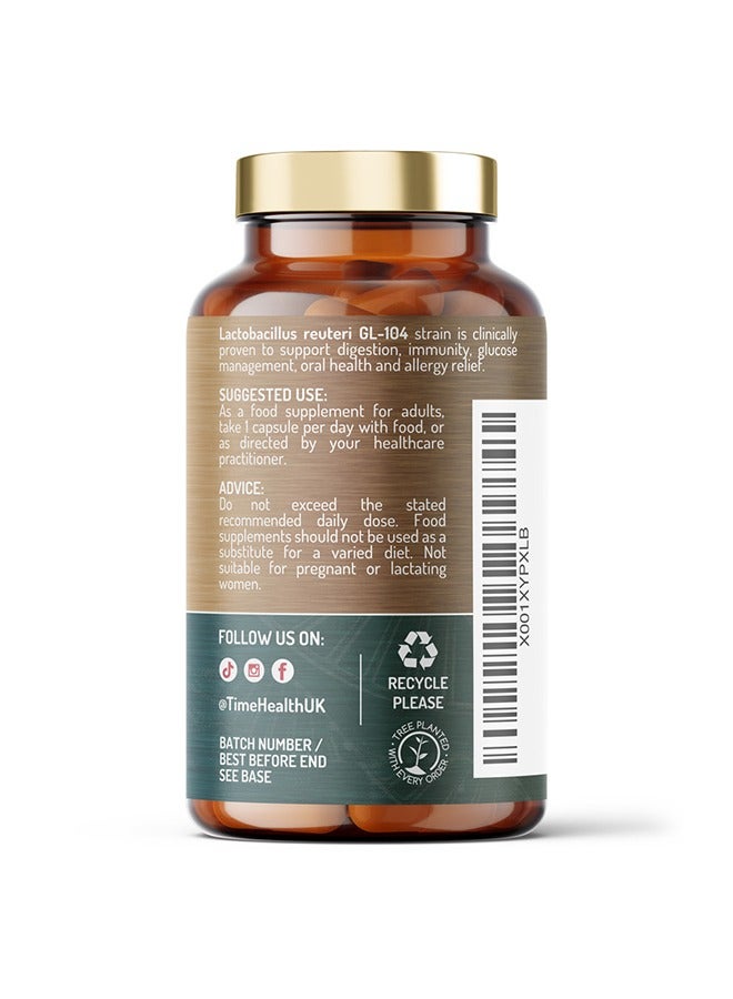 Time Health Lactobacillus Reuteri Probiotic - 90 Capsule  - Image 4