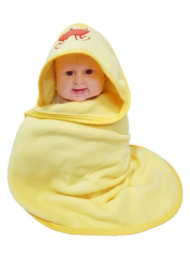 Brandonn Fashions Quick Dry Extra Large Double Ply Hooded Shower Towels For Babies (Pack Of 3 Pink Mangoblue 73.66 Cm X 66.20 Cm) - Image 5