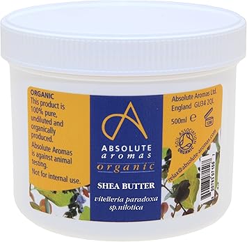 Absolute Aromas Organic Shea Butter 500ml