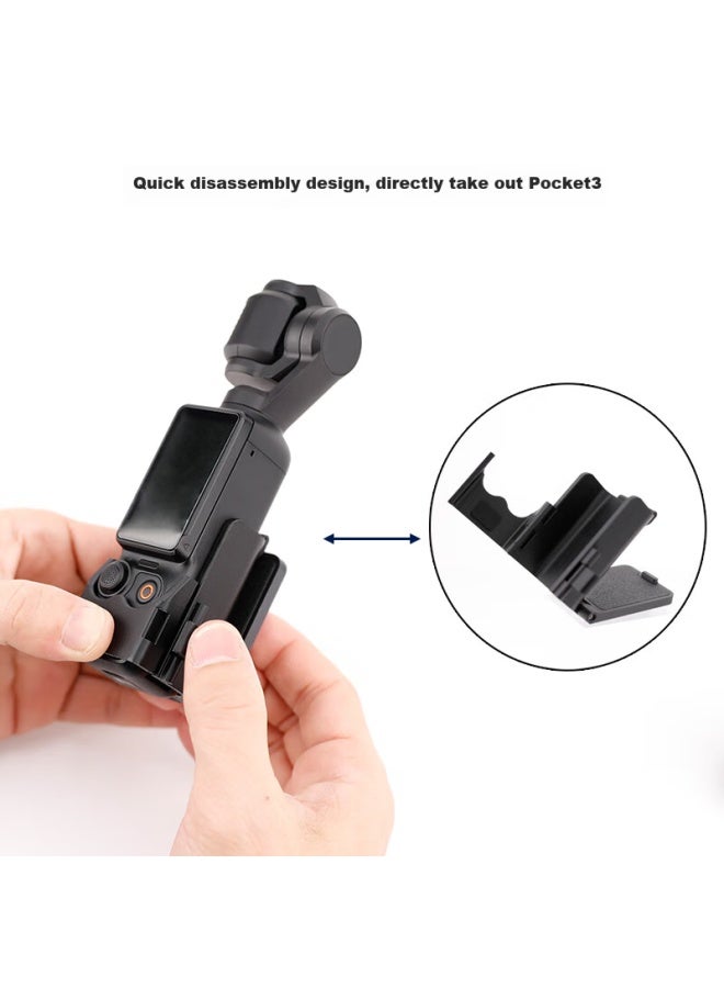 Odd Leaves Qiyue Magnetic Suction Stand Desktop Base Magnet For Dji Pocket 3 Action Camera Accessories Pocket 3 Border Adapter Fixed Bracket - Image 3