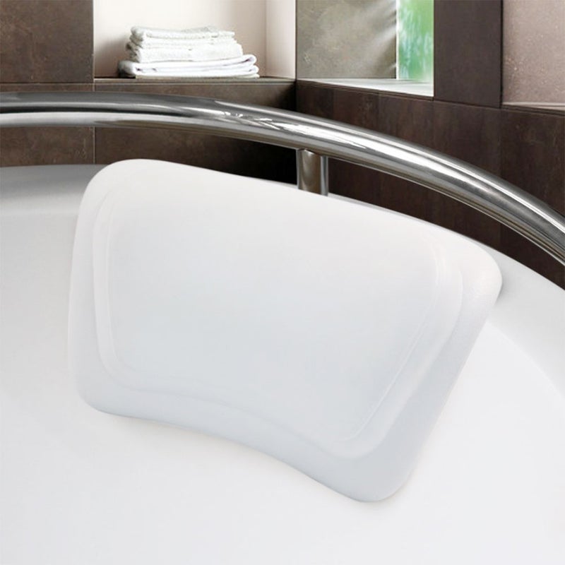 1pc PU Material and Bathtub Pillow for Family and Home Use(White) - Image 1