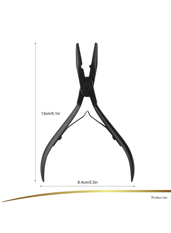 إيهدس كماشة تمديد الشعر متعددة الوظائف من EHDIS، كماشة تمديد الشعر وأداة تمديد الشعر للوصلات الدقيقة، والحلقات الدقيقة، ووصلات الريش، ومجموعة أدوات إغلاق الخرز (النوع 1) - Image 4