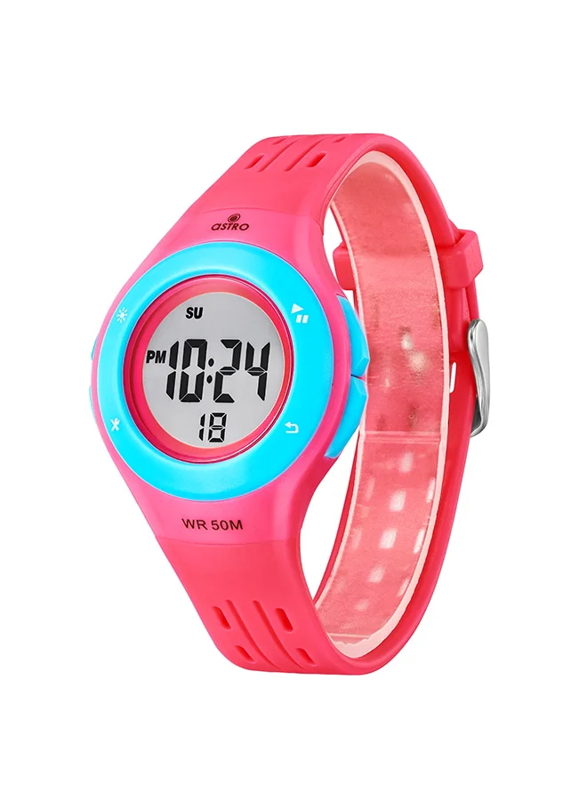 ASTRO Kids Polyurethane Digital Watch A23901-PPPL - 38 mm