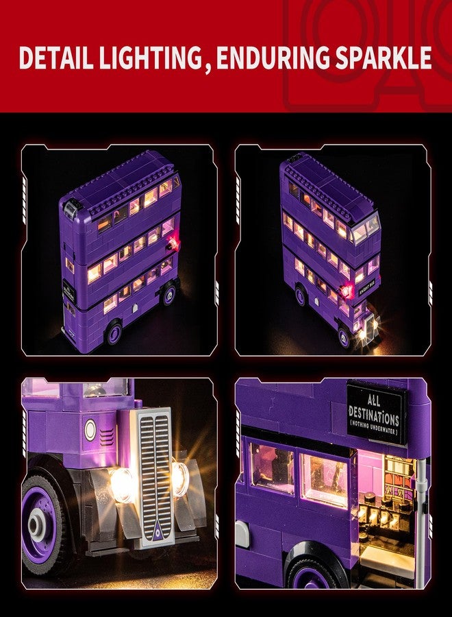 BRIKSMAX طقم إضاءة مغامرة حافلة الفرسان من BRIKSMAX - إضاءة LED لليغو 76446 - 1 قطعة، 4.72 × 6.5 × 1.57 بوصة، للأعمار 8 وما فوق - Image 3