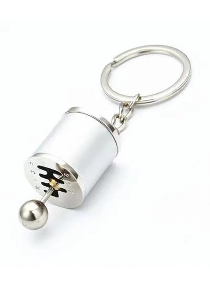 AROAQ Creative Car Shifter Keychain - Metal Keyring Antistress Fidget Toy for Anxiety, ADHD, Autism Sensory Relief  - Image 1