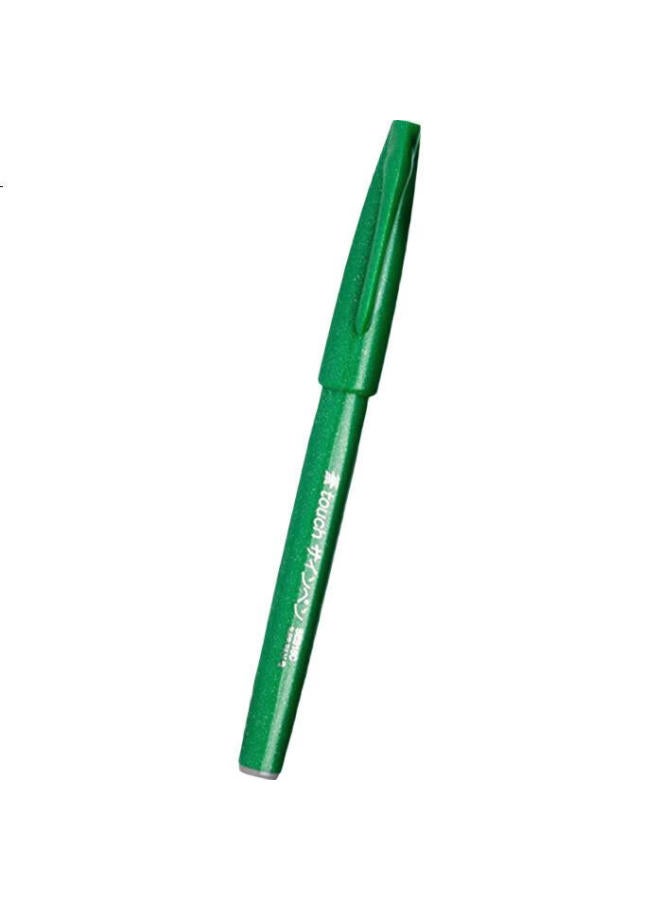 Pentel Ses15C Color Brush Pen, Green, Single Pack - Image 2