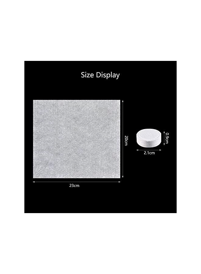 Zaboon مناديل مضغوطة، مناديل قطنية مضغوطة قابلة للاستخدام مرة واحدة من أجرون، مناشف مضغوطة صغيرة، مناديل وجه مضغوطة ناعمة بعملة، مناديل يد مضغوطة في عبوة فردية للسفر، المنزل، والتخييم - Image 4