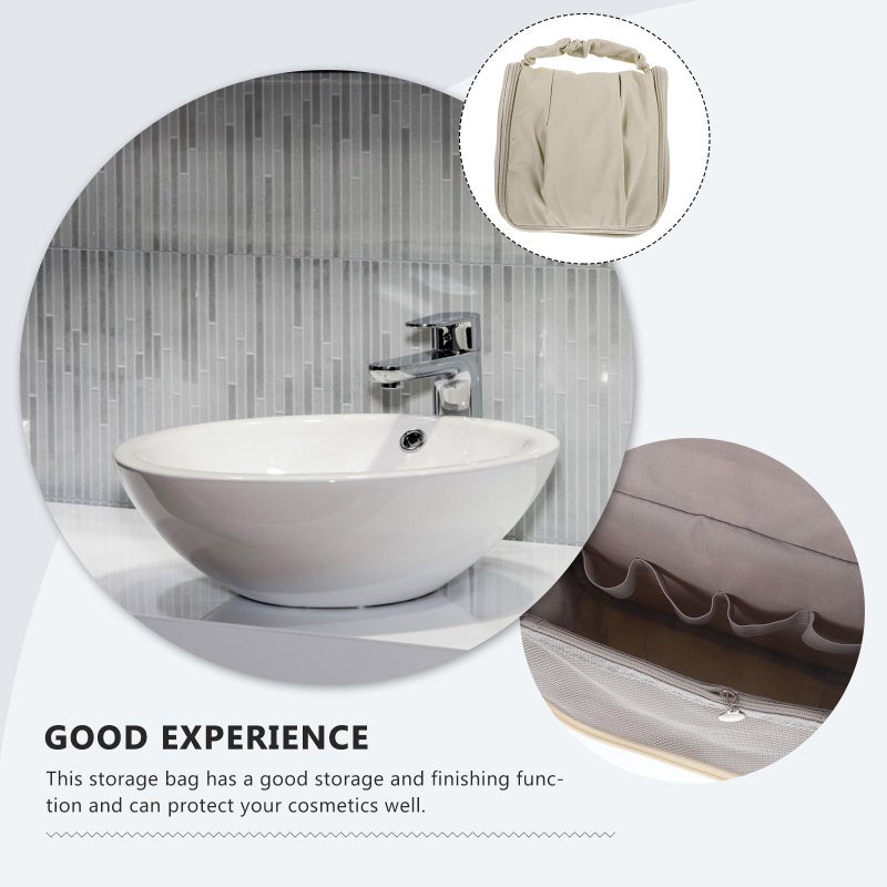 Large Waterproof Travel Toiletry Bag For Women With Dry Wet Separation Cosmetic Holder - Image 4